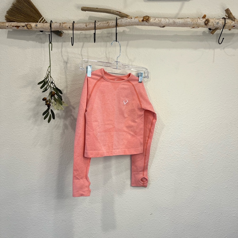 Violate the Dress Code Long Sleeve Crop Top Size Small
